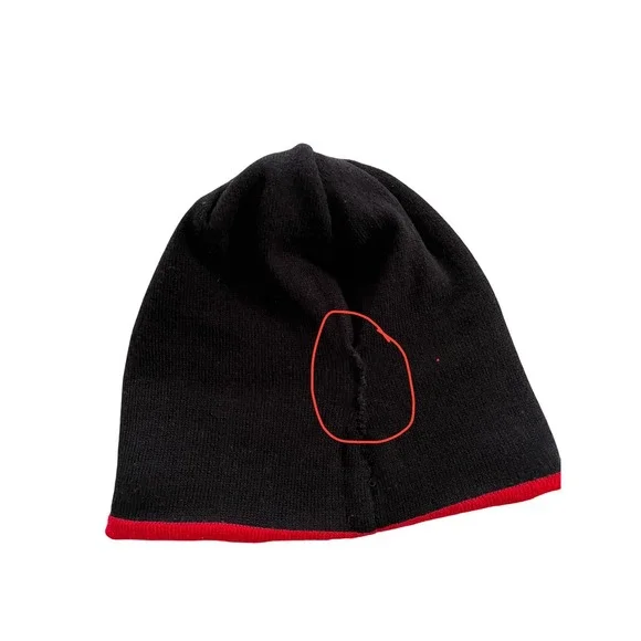 Adidas Chicago Bulls Reversible Beanie Hat Red Black NBA Basketball Knit Cap - Picture 4 of 4